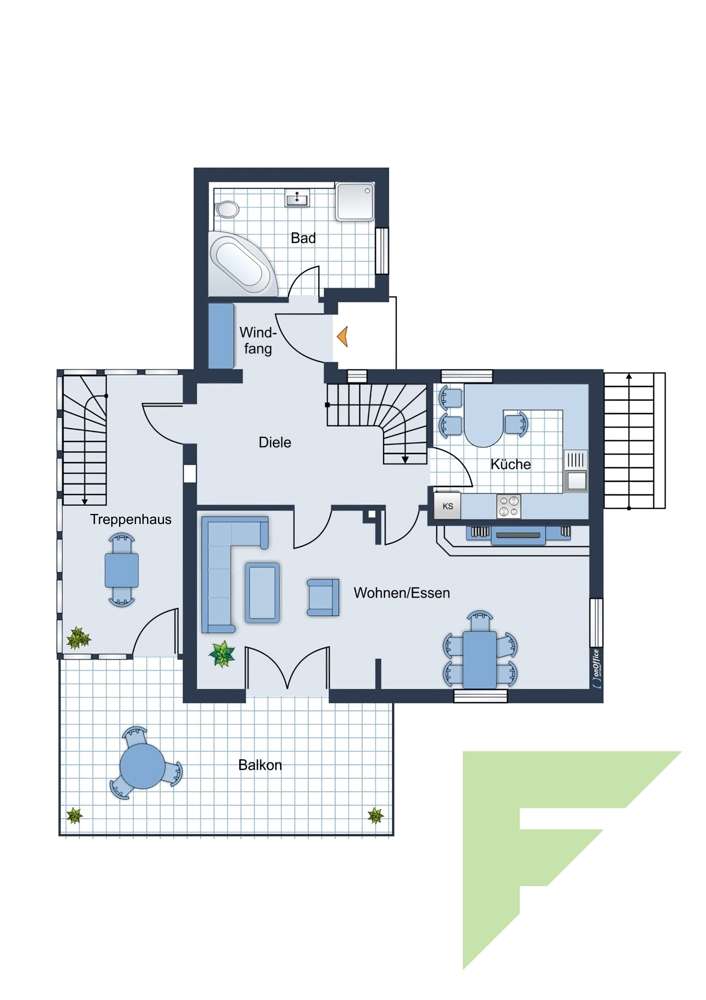 Erdgeschoss Mehrfamilienhaus Meschede