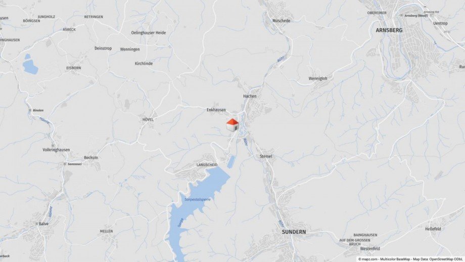 Lageplan Einfamilienhaus Sundern