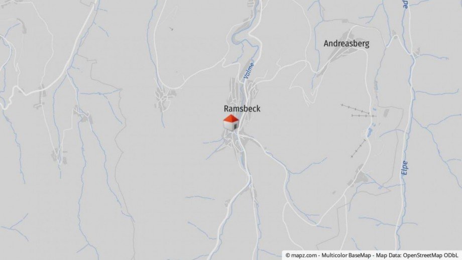 Lageplan Doppelhaush�lfte Bestwig / Ramsbeck