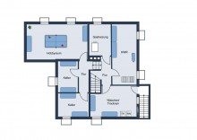 Kellergeschoss Freistehendes Einfamilienhaus in Meschede
