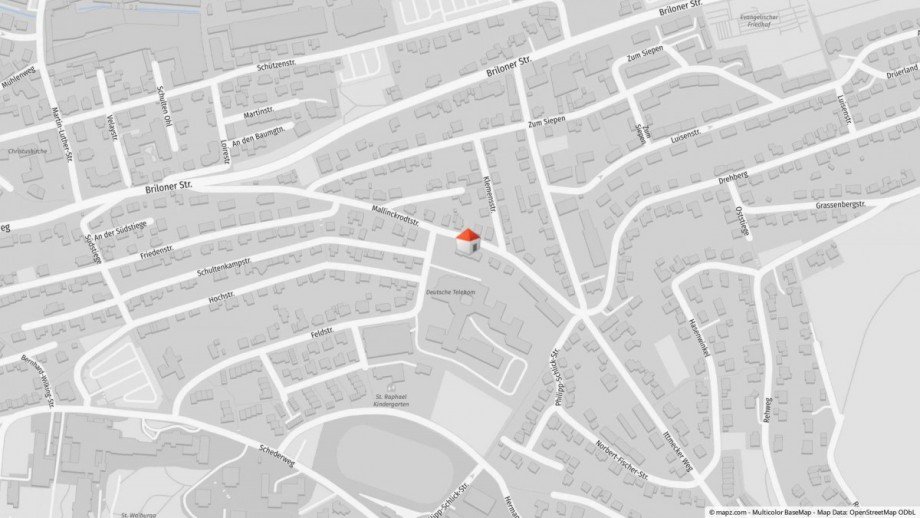 Lageplan Haus Meschede