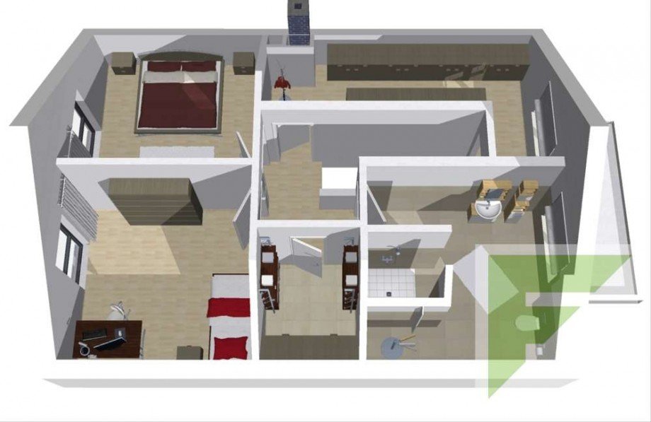 OG Skizze Einfamilienhaus Schmallenberg / Bad Fredeburg
