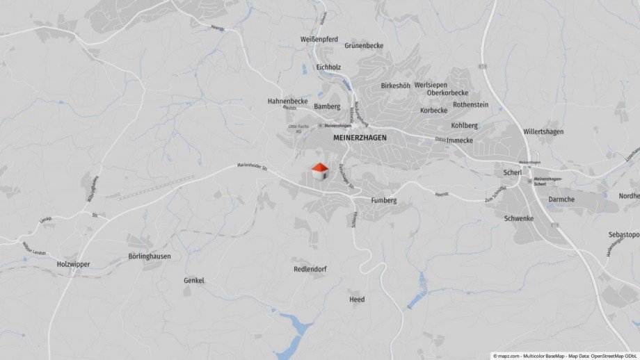 Lageplan Doppelhaush�lfte Meinerzhagen