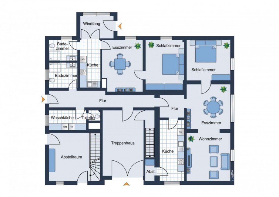 Erdgeschoss Haus Porta Westfalica
