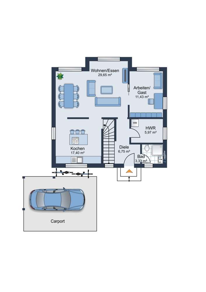 EG Einfamilienhaus Erndtebr�ck / Zinse