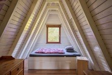 Dachschlafzimmer Ihr R�ckzugsort mitten in der Natur - charmantes Nurdachhaus am Waldrand