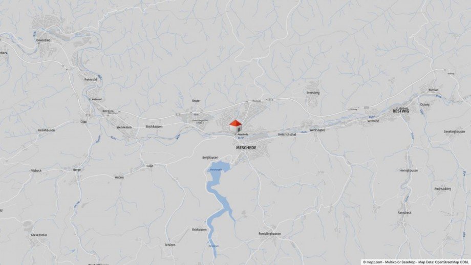 Lageplan Mehrfamilienhaus Meschede