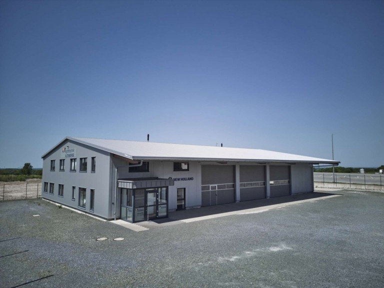 Au�enansicht Anr�chte Halle / Lager / Produktion Moderne Gewerbeimmobilie mit Werkstatt, Lager, 2 Fahrzeughallen und gro�em Betriebshof in Anr�chte