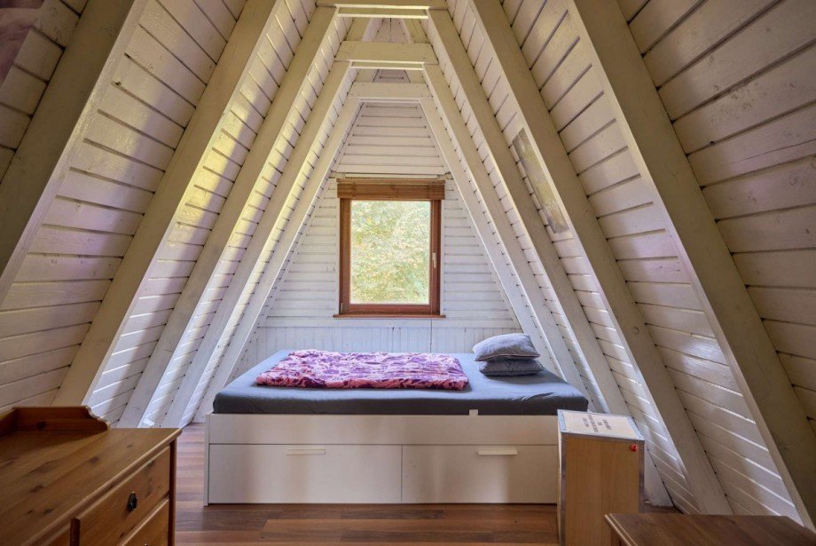 Dachschlafzimmer Ferienhaus Meschede