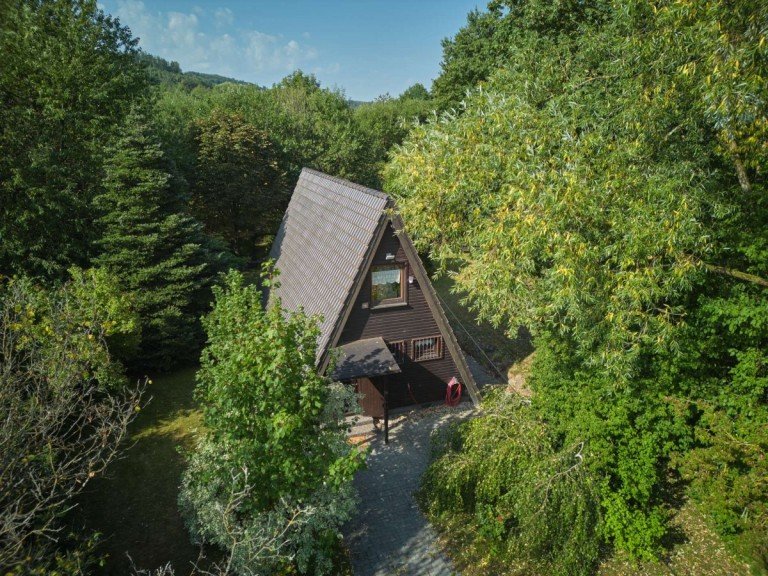 Au�enansicht Meschede Ferienhaus Ihr R�ckzugsort mitten in der Natur - charmantes Nurdachhaus am Waldrand
