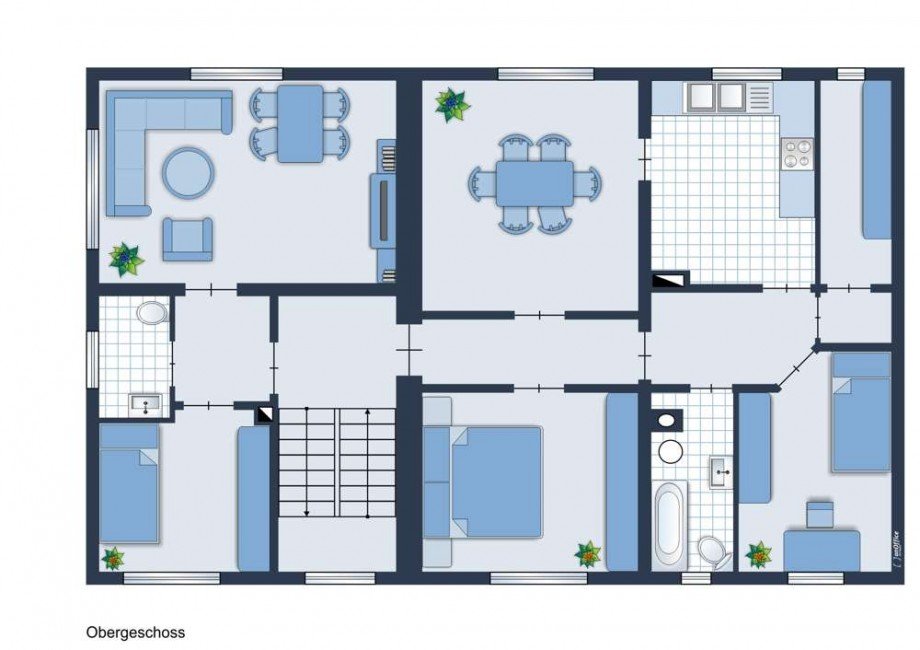 Obergeschoss Doppelhaush�lfte Homberg (Efze)