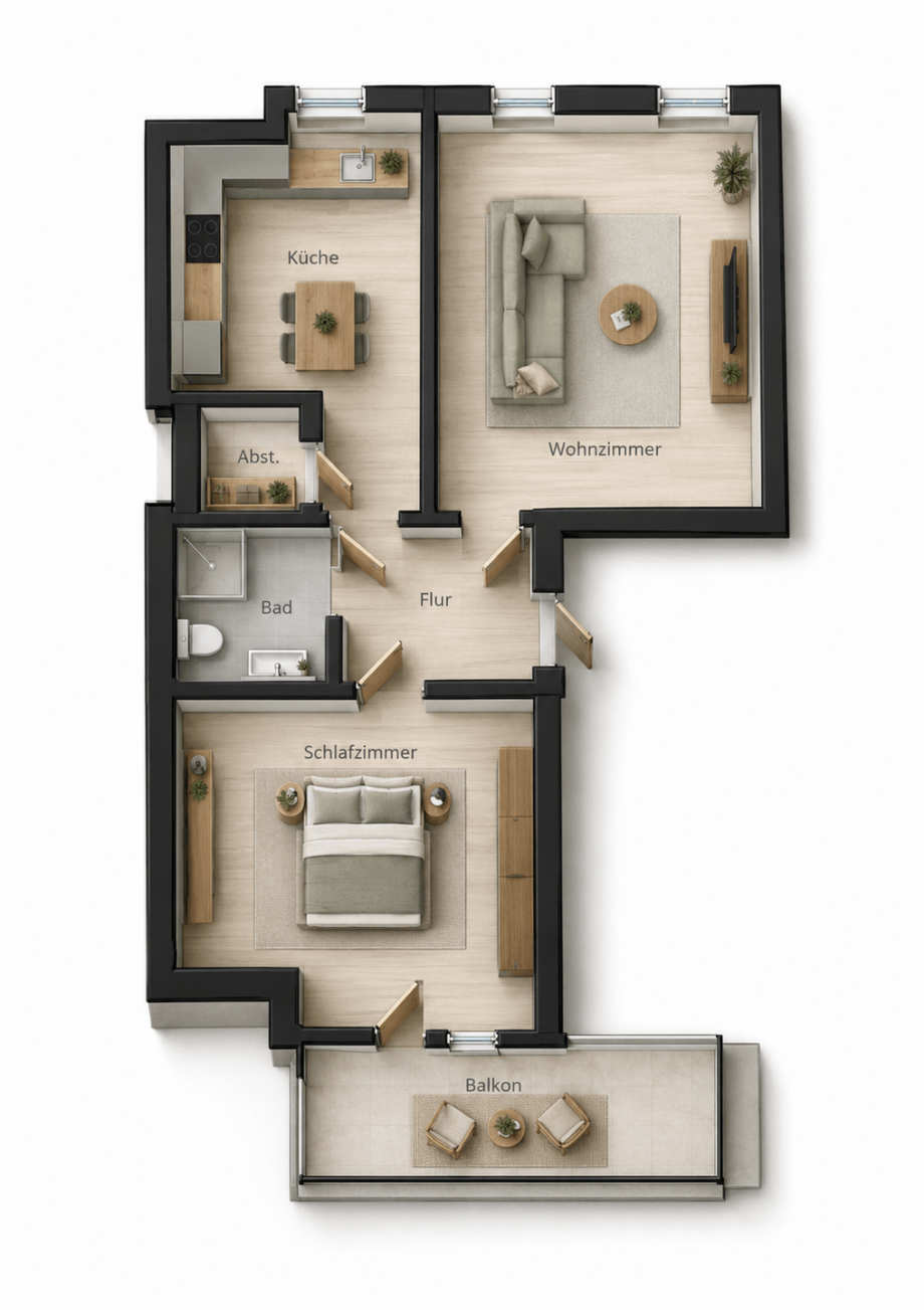 Grundriss Wohnung Meschede