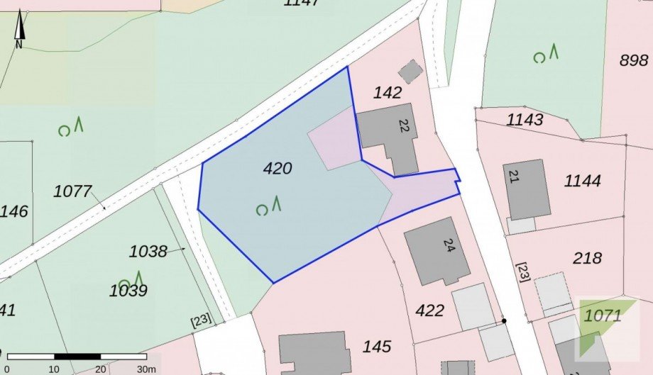 Lageplan Freizeitgrundst�ck Meschede