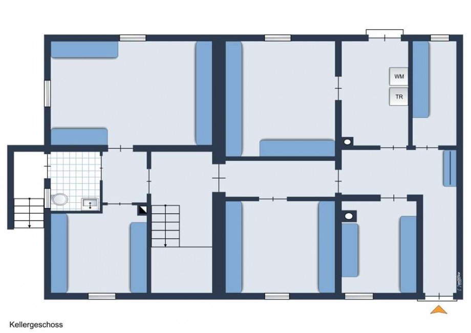 Kellergeschoss Doppelhaush�lfte Homberg (Efze)