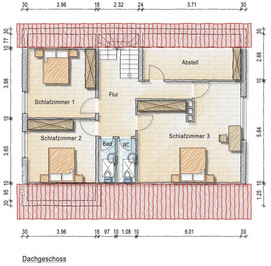 Dachgeschoss Zweifamilienhaus Meschede