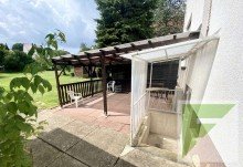 Terrasse Doppelhaush�lfte mit gro�em Grundst�ck