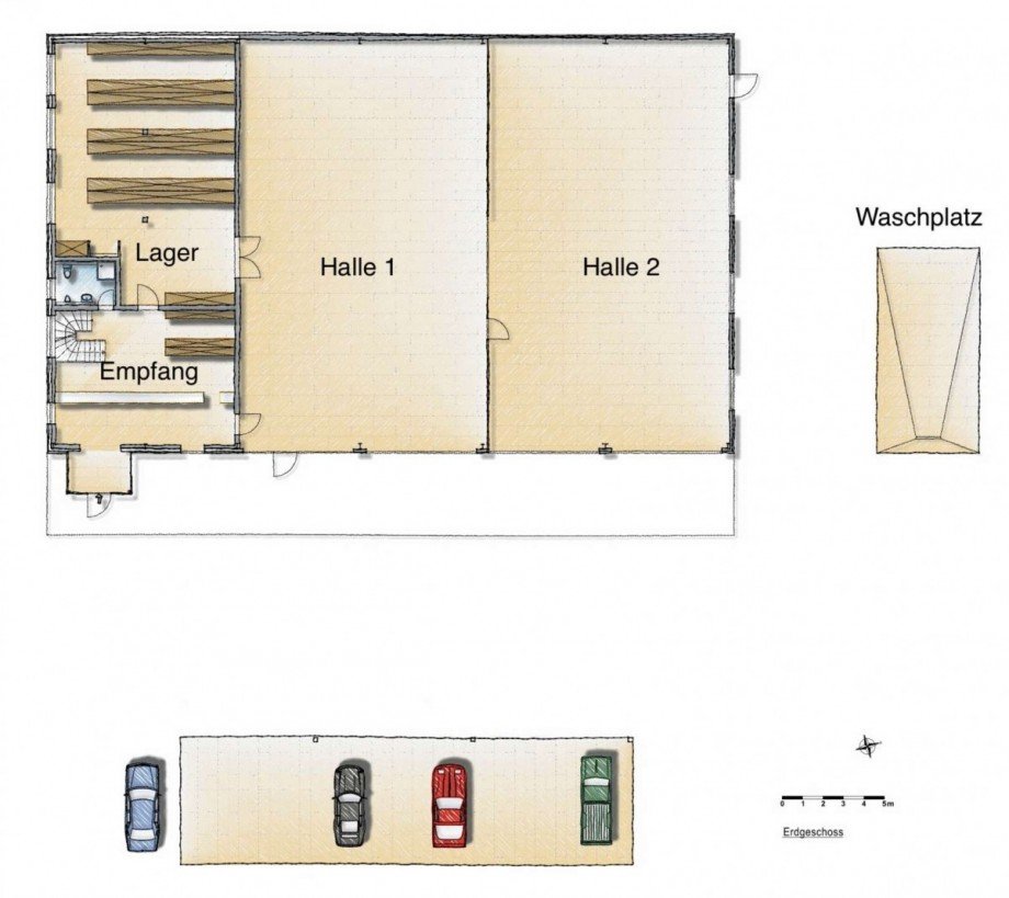 EG Halle / Lager / Produktion Anr�chte